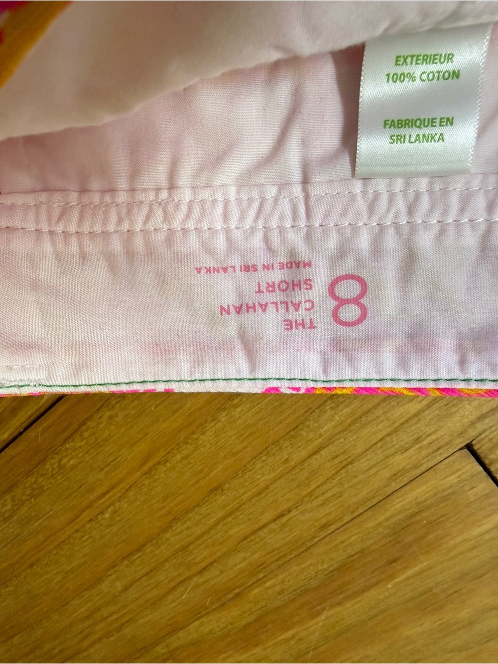 Lilly Pulitzer Women’s Callahan Yellow Sea and Be Seen Pink Orange Shorts Size 8 - Picture 3 of 6